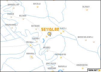 map of Seyidlǝr