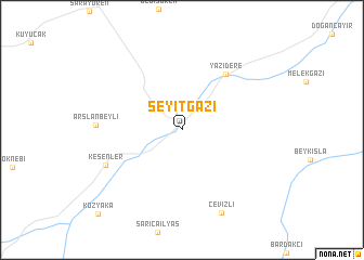 map of Seyitgazi