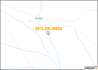 map of Seyl-e ‘Alīābād