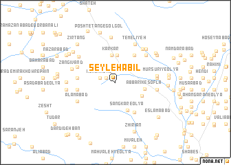 map of Seyl-e Hābīl