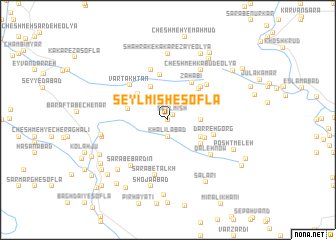 map of Seyl Mīsh-e Soflá