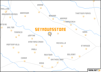 map of Seymours Store