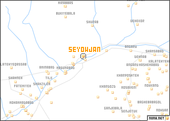 map of Seyowjān