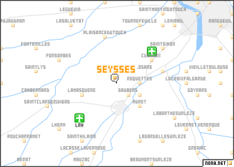 map of Seysses