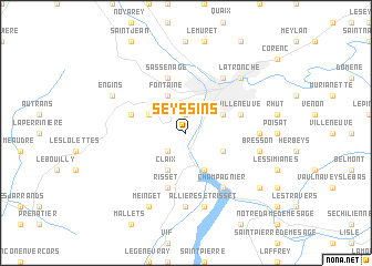 map of Seyssins