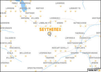 map of Seythenex