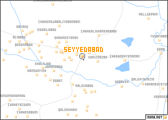 map of Seyyedābād