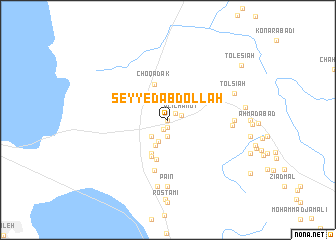 map of Seyyed ‘Abdollāh