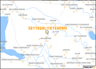 map of Seyyed ‘Alī-ye Tehrānī