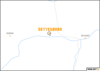 map of Seyyed Bābā