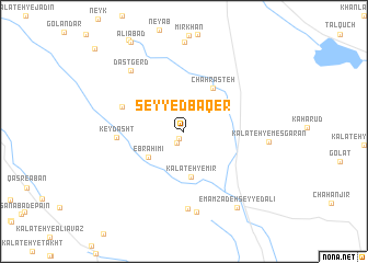 map of Seyyed Bāqer