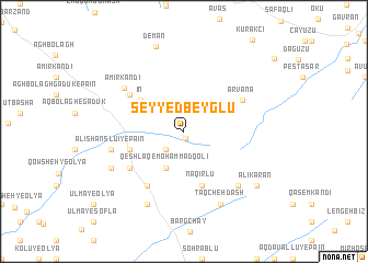 map of Seyyed Beyglū