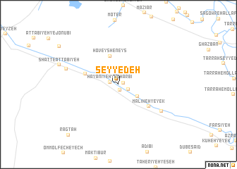 map of Seyyedeh