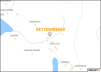 map of Seyyed Hāshem