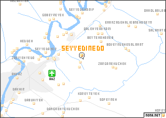 map of Seyyedīn-e Do