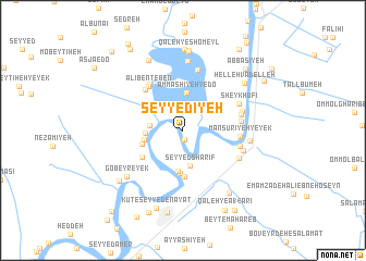 map of Seyyedīyeh