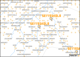 map of Seyyed Kolā