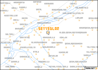 map of Seyyedlar