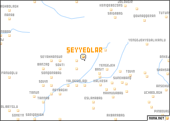 map of Seyyedlar