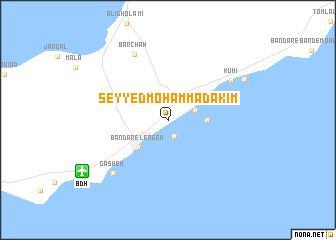 map of Seyyed Moḩammad \