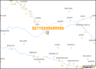 map of Seyyed Moḩammad