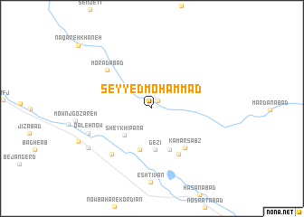 map of Seyyed Moḩammad