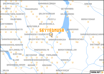 map of Seyyed Mūsá