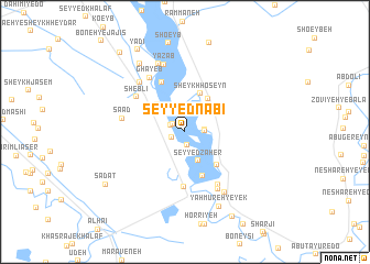 map of Seyyed Nabī