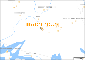 map of Seyyed Ne‘matollāh