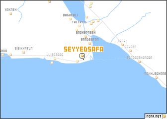 map of Seyyed Şafā