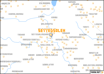 map of Seyyed Şāleḩ