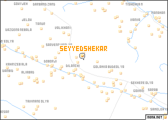 map of Seyyed Shekar