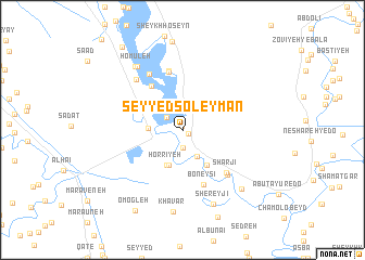 map of Seyyed Soleymān