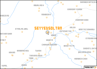 map of Seyyed Solţān