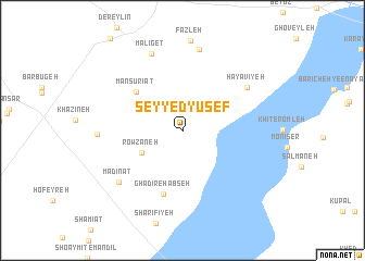 map of Seyyed Yūsef