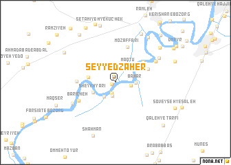 map of Seyyed Z̧āher