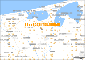 map of Seyyed Zeyn ol ‘Ābedīn