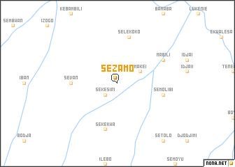 map of Sezamo