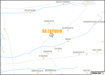map of Sezenovo
