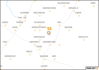 map of Sé