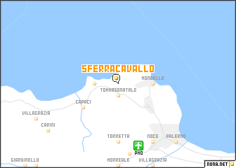 map of Sferracavallo