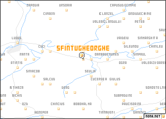 map of Sfîntu Gheorghe