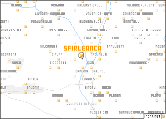 map of Sfîrleanca