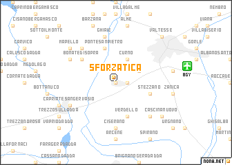 map of Sforzatica