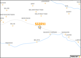 map of Sgorki