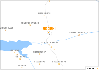 map of Sgorki