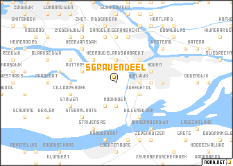 map of ʼs-Gravendeel