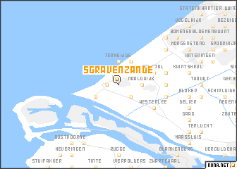 map of ʼs-Gravenzande