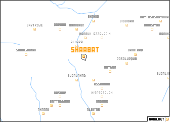 map of Sha‘abāt