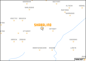 map of Shabalino